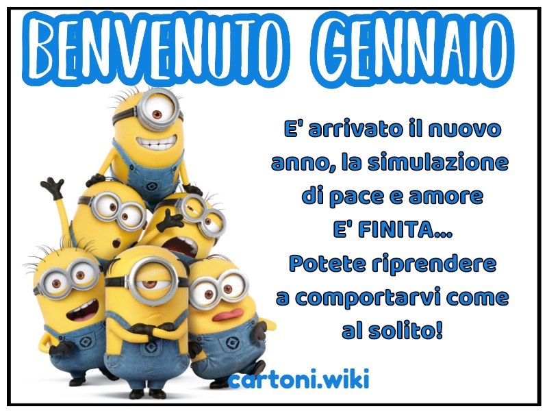 Benvenuto Gennaio Frasi Divertenti