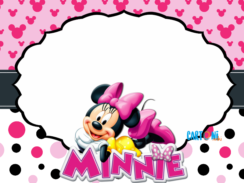 Biglietto auguri Minnie