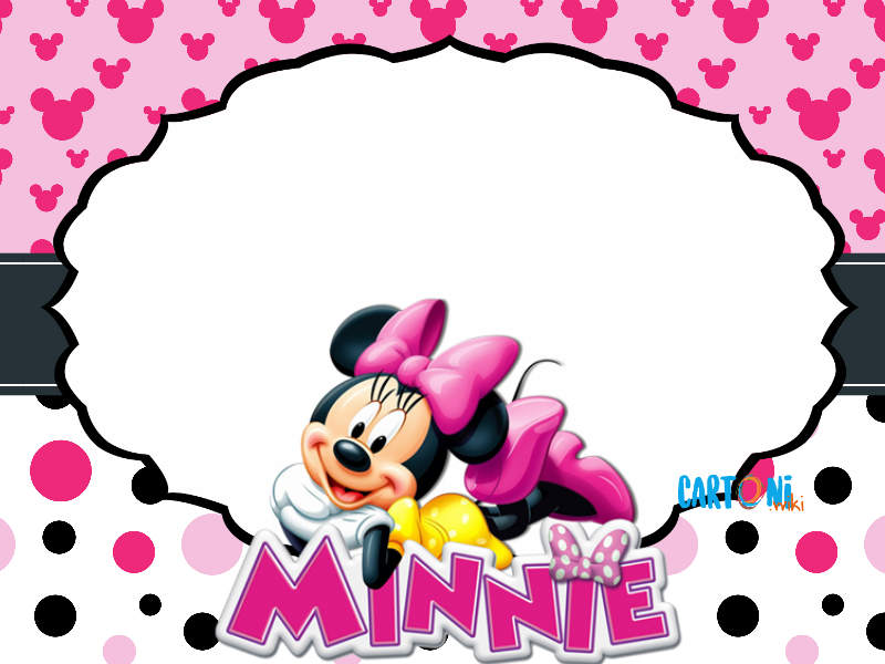 Biglietto Auguri Minnie Cartoni Animati