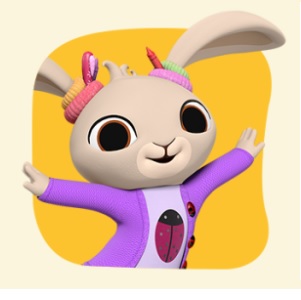 Bing - Personaggio Coco - cartone animato bambini et prescolare rai yoyo - cartoni - coniglio 