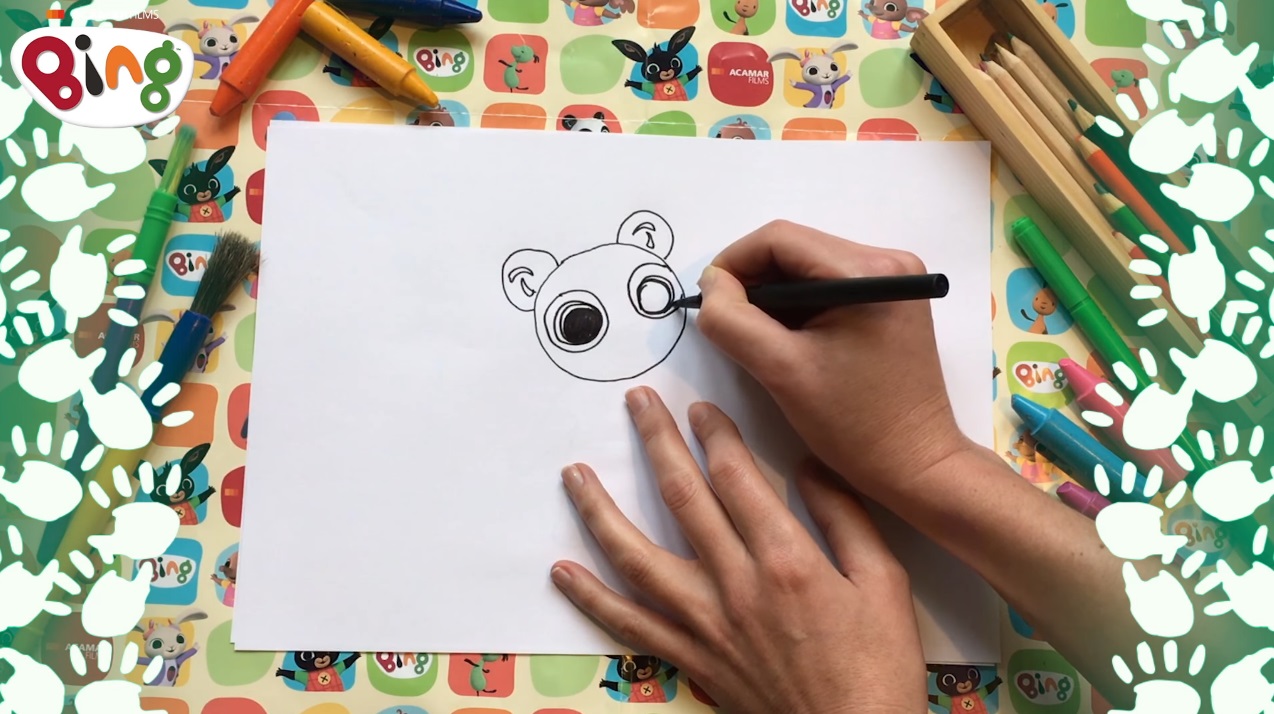 Bing come disegnare Pando - come disegnare panda - video tutorial disegno - disegnare bing - come disegnare bing - come disegnare un panda - draw tutorial  - bing tutorial draw