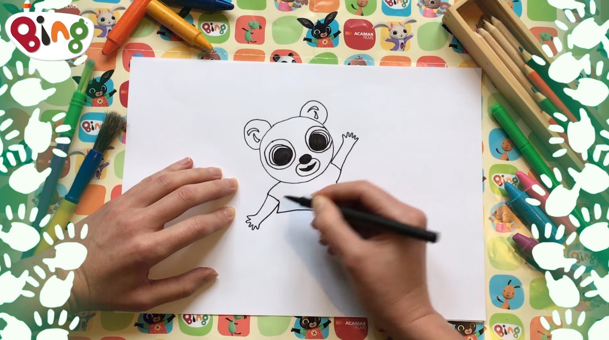 Bing come disegnare Pando - come disegnare panda - video tutorial disegno - disegnare bing - come disegnare bing - come disegnare un panda - draw tutorial  - bing tutorial draw