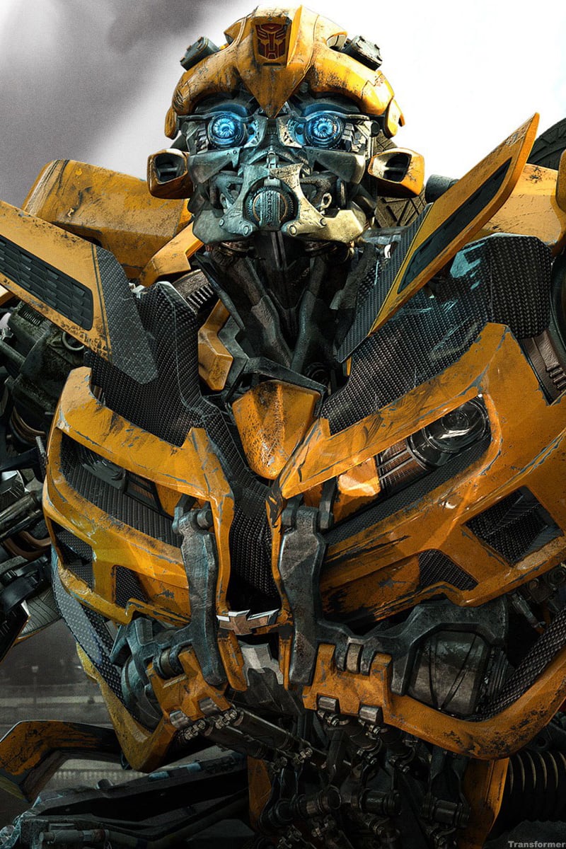 bumblebee poster del film transformers giallo paramount hasbro 