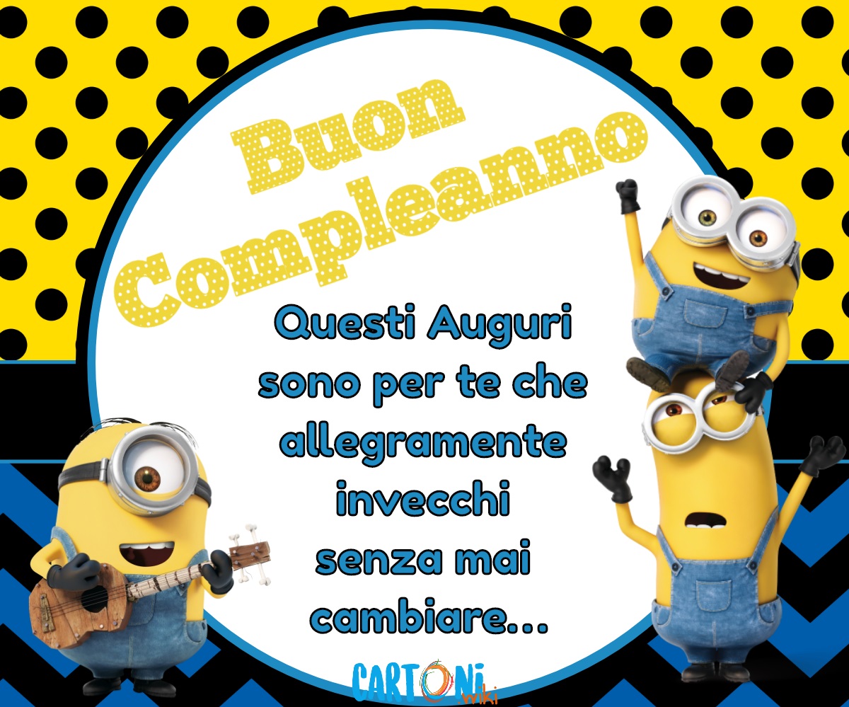 Buon Compleanno Con I Minions Cartoni Animati