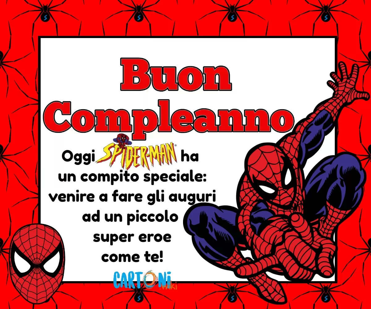 Buon Compleanno insieme a Spiderman 