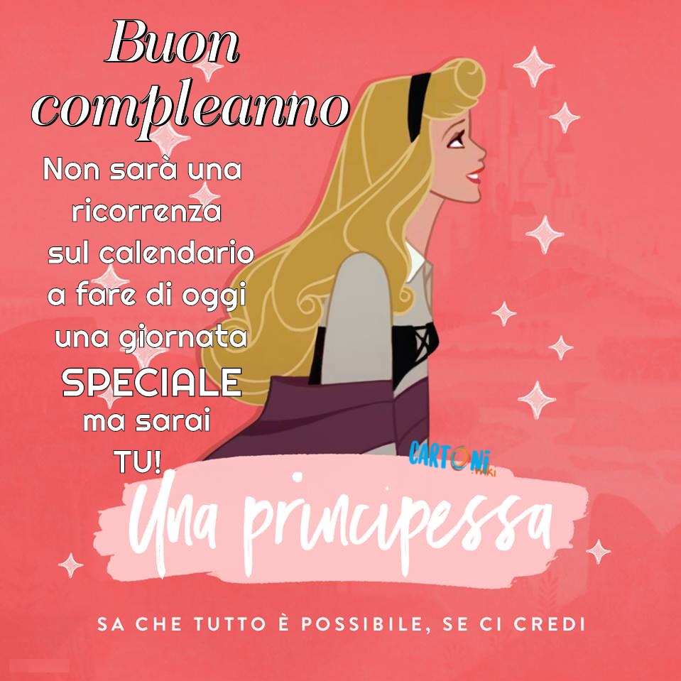 Buon Compleanno con la Principessa Aurora