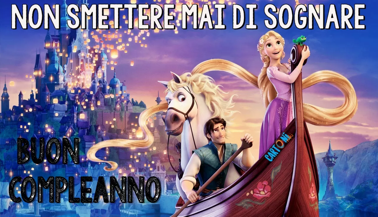 Buon compleanno, come Rapunzel non smettere