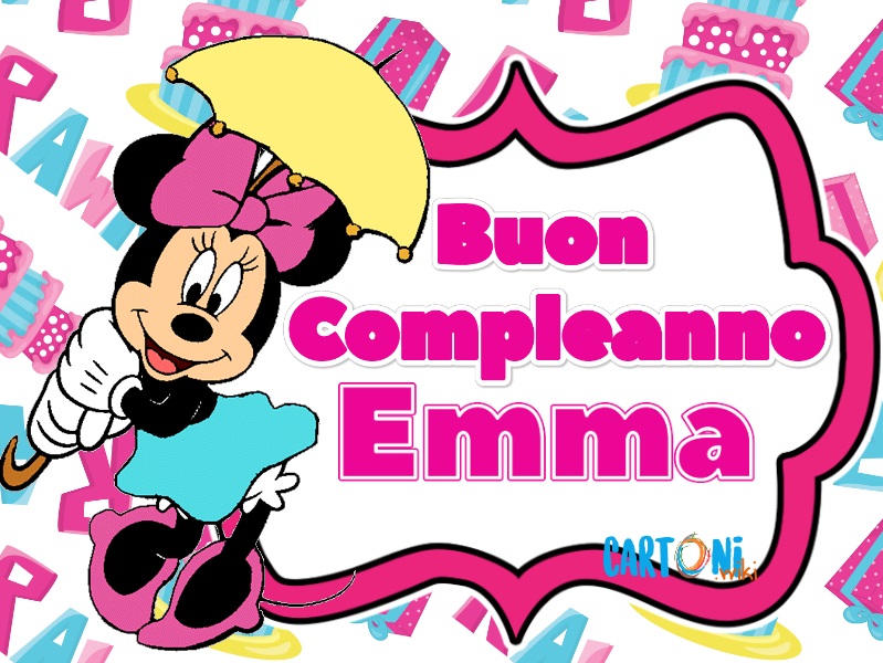 Buon Compleanno Emma Cartoni Animati