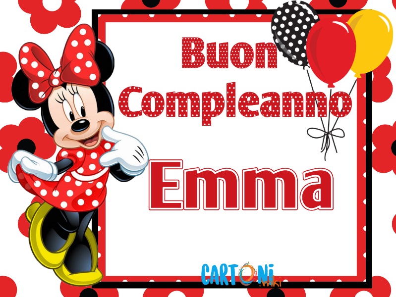 Auguri di buon compleanno Emma
