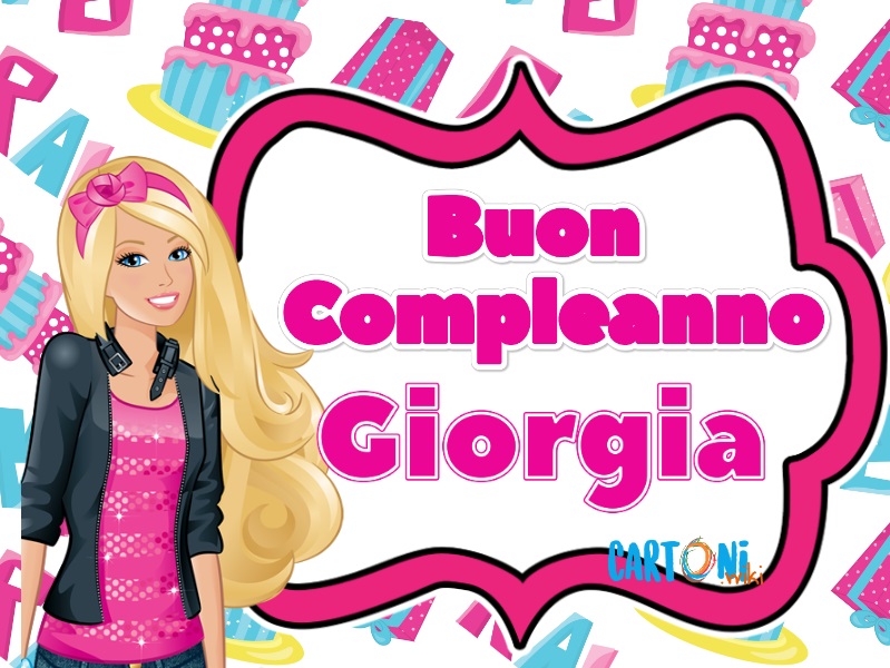 Buon compleanno Giorgia con Barbie