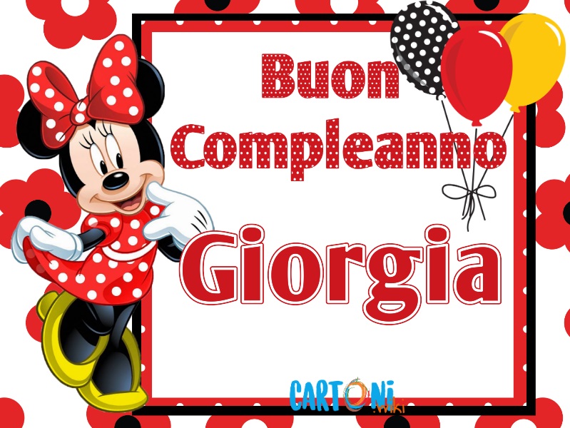 Giorgia buon compleanno