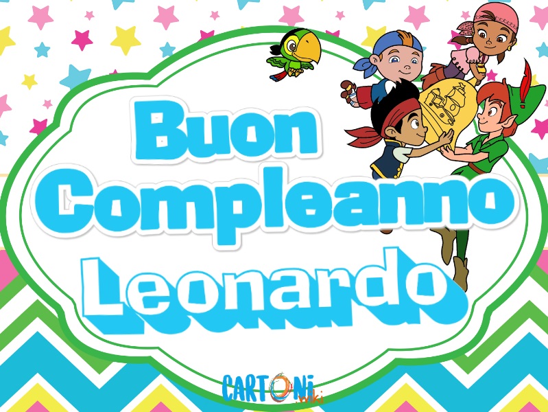 Buon Compleanno Leonardo Cartoni Animati