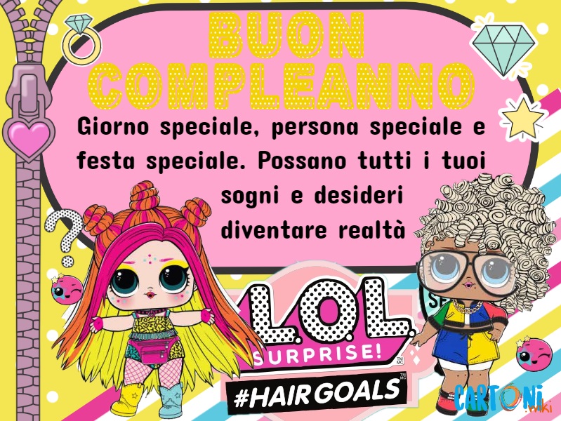 Buon compleanno con Lol Surprise #hairgoals