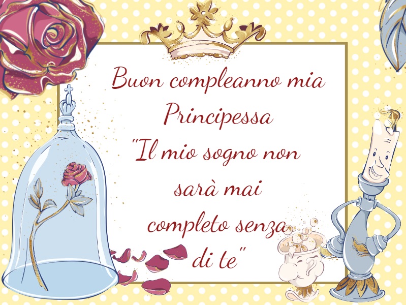 Buon compleanno mia principessa