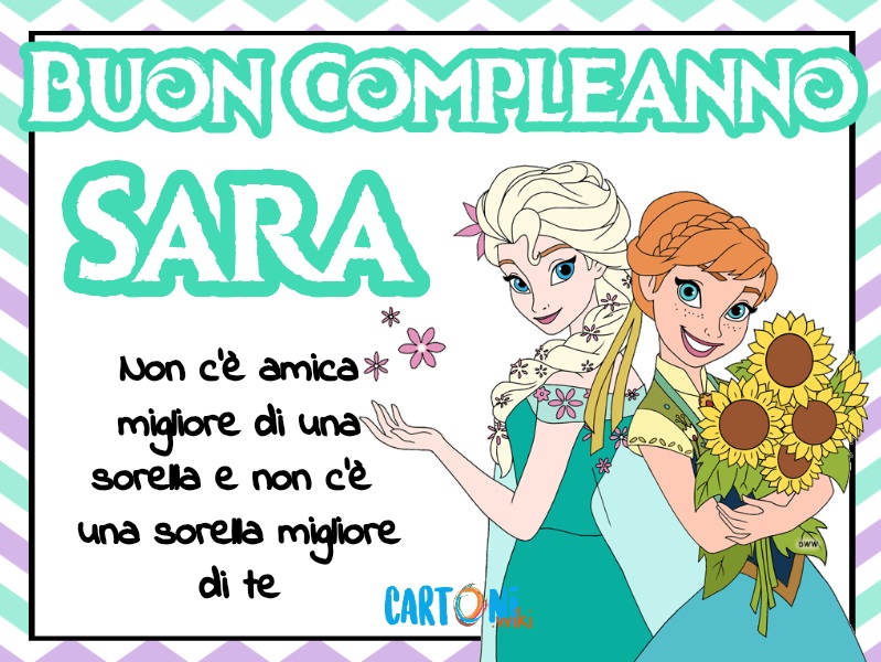 Buon compleanno Sara