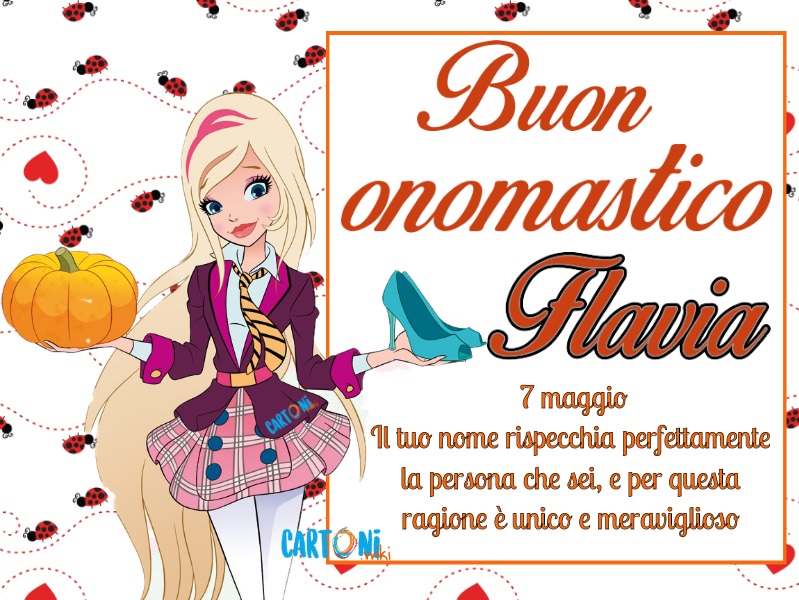 Buon onomastico Flavia