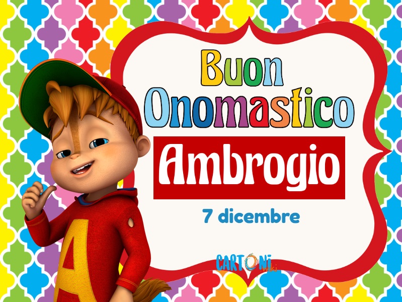 Buon onomastico Ambrogio