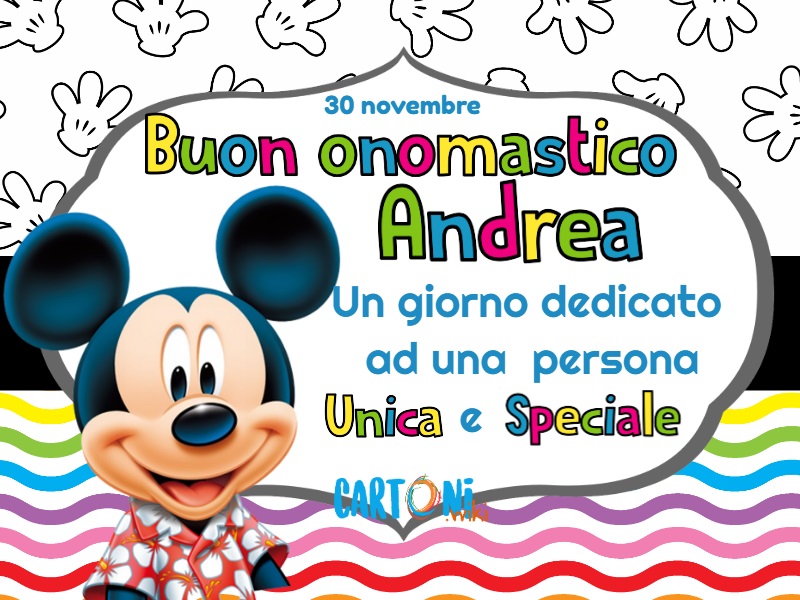 Tanti auguri di Buon onomastico Andrea