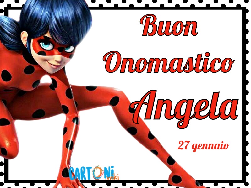 Buon onomastico Angela