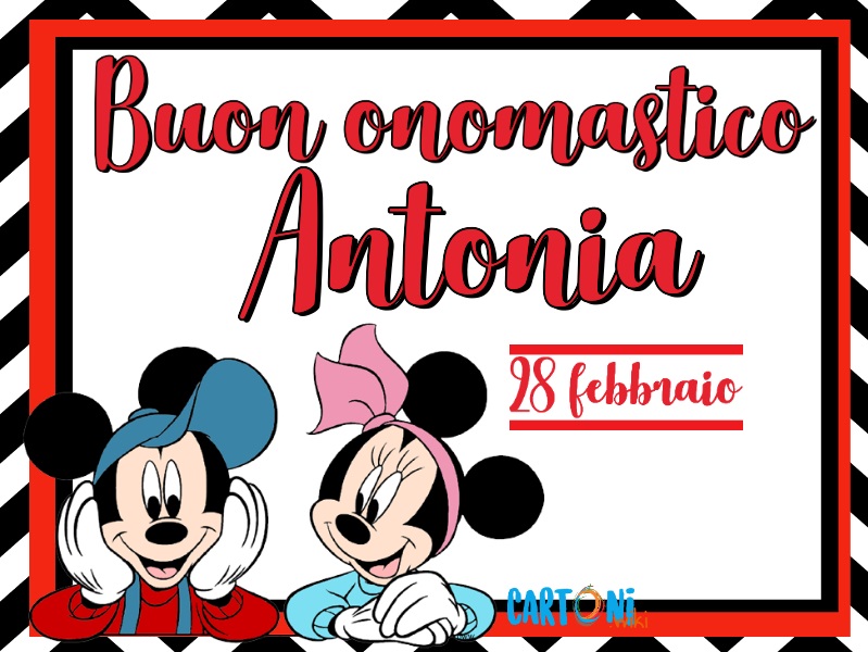 Buon onomastico Antonia