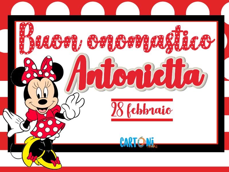 Buon onomastico Antonietta 28 febbraio