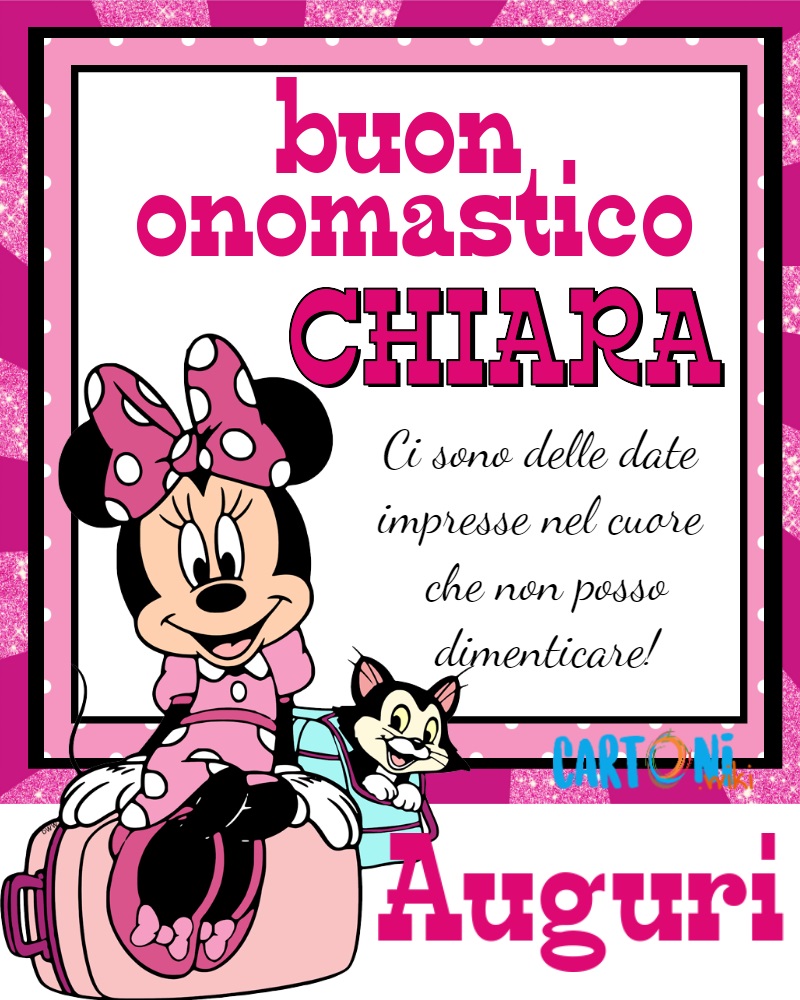 Auguri Buon onomastico Chiara