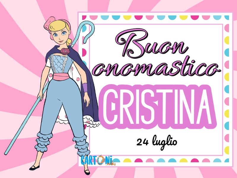 Buon onomastico Cristina