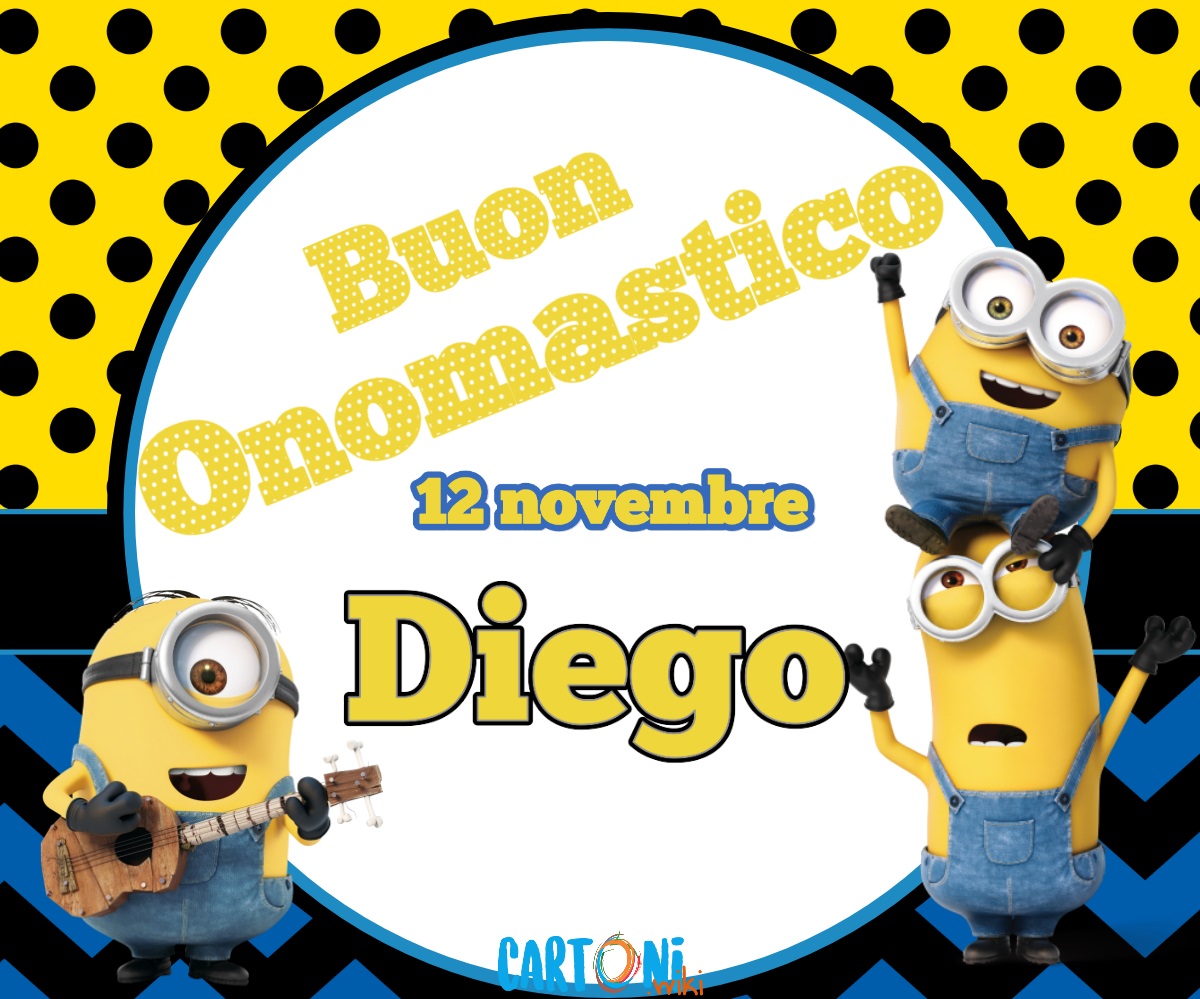 Diego auguri di Buon onomastico