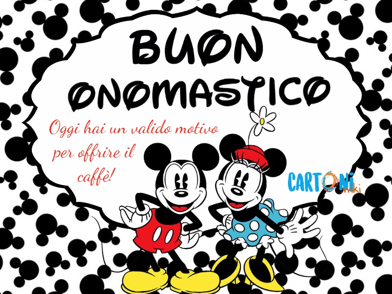 Buon onomastico Disney - Immagini gratis
