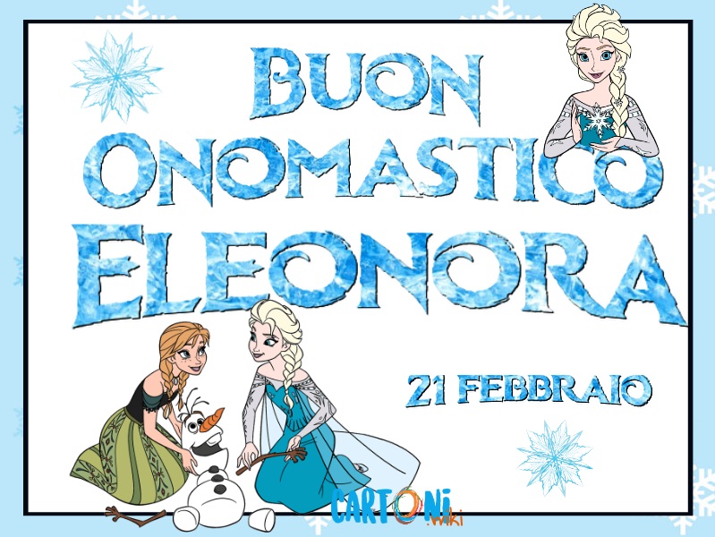 Auguri buon onomastico Eleonora