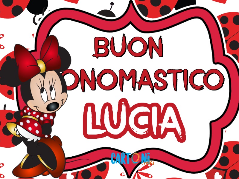 Buon onomastico Lucia 13 dicembre