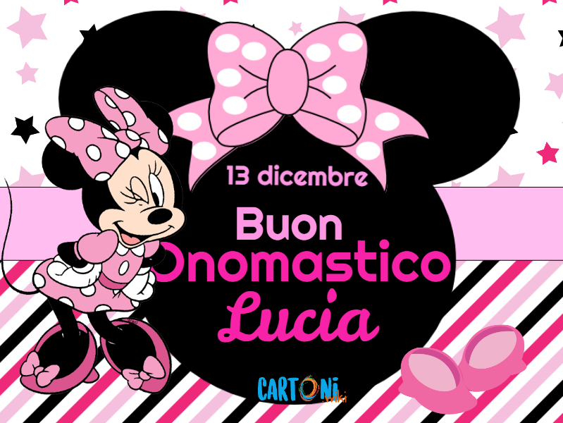 Auguri E Buon Onomastico Lucia Cartoni Animati