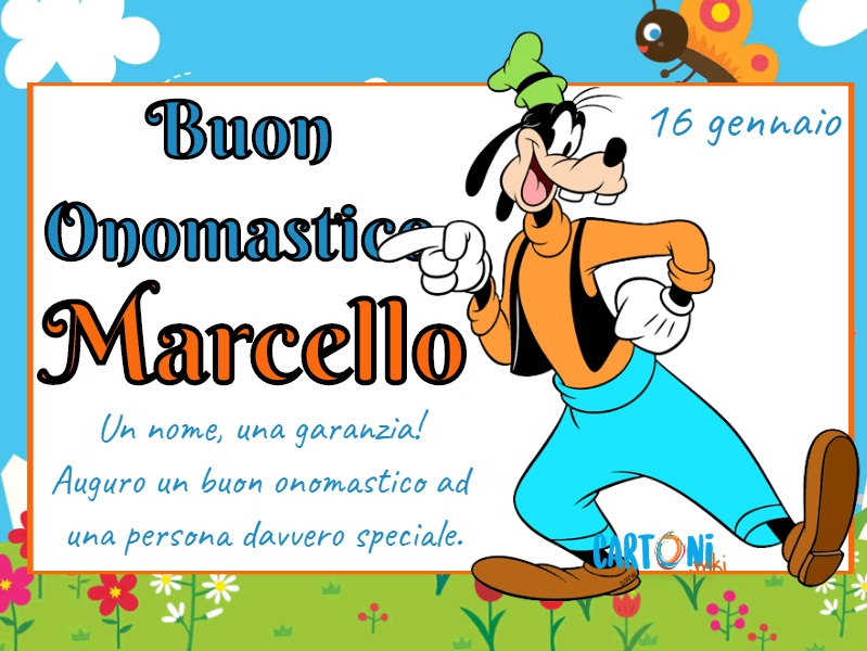 Buon onomastico Marcello 16 gennaio