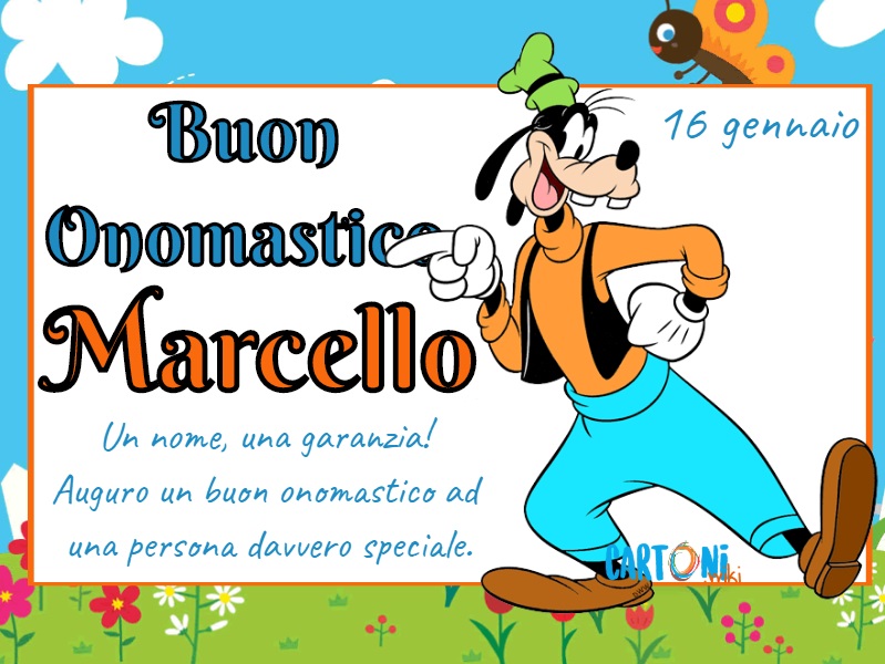 Buon onomastico Marcello 16 gennaio