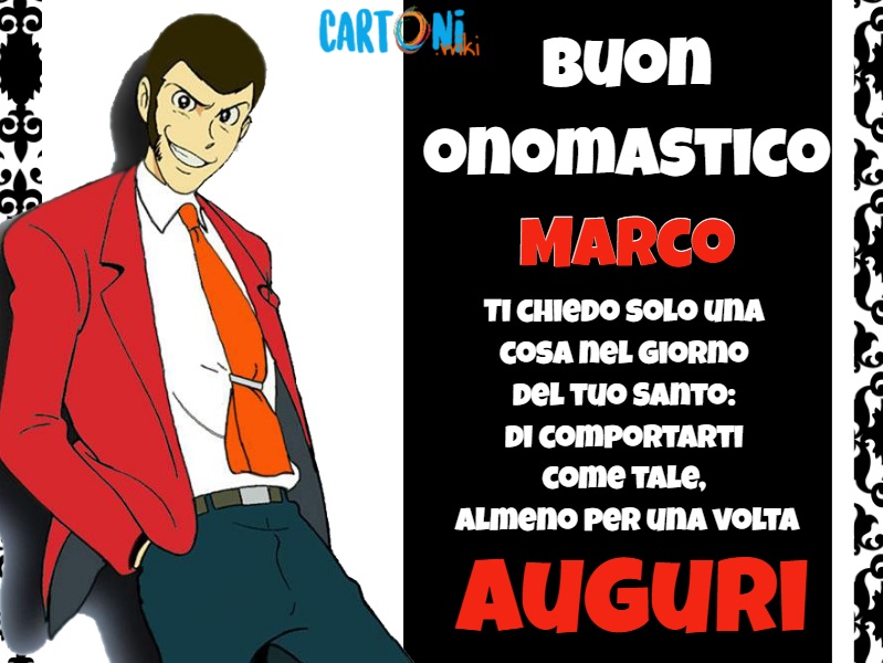 Marco Buon onomastico