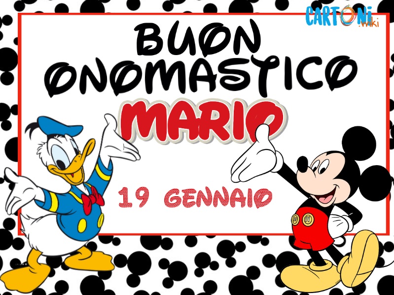 Buon onomastico Mario