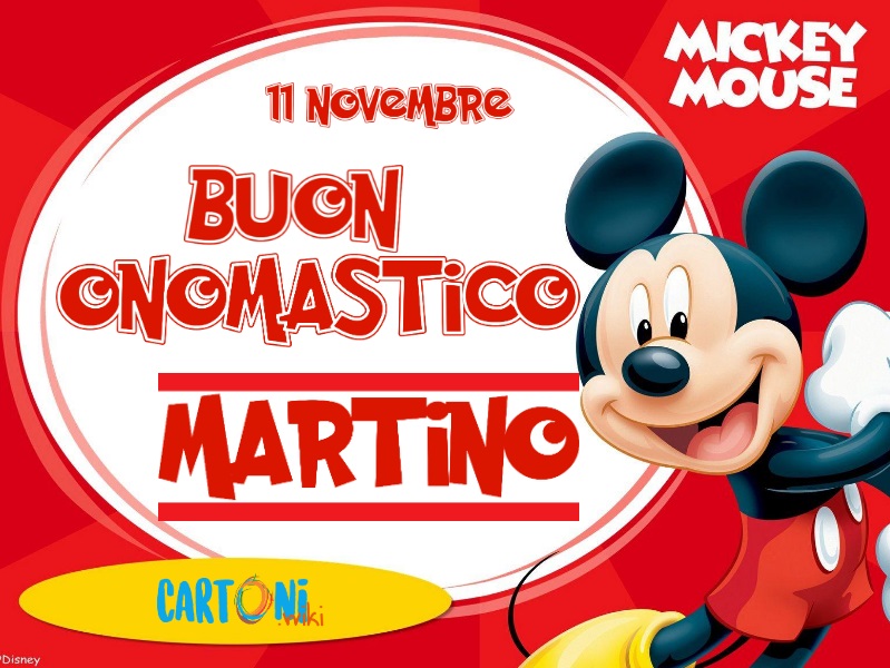 Martino auguri di buon onomastico