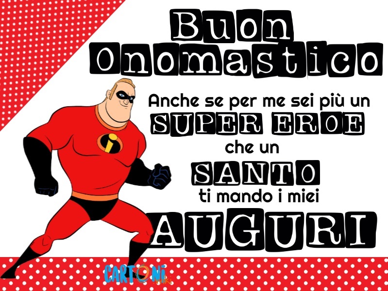 Buon onomastico e auguri