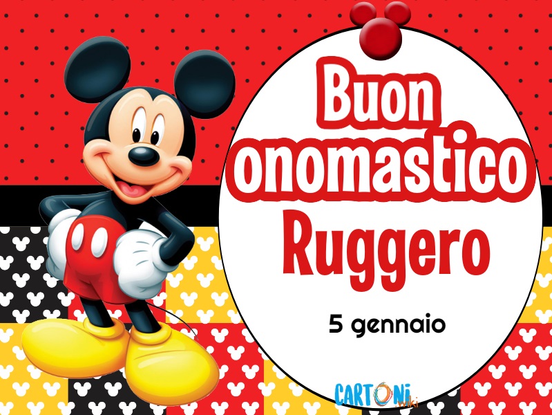 Buon onomastico Ruggero