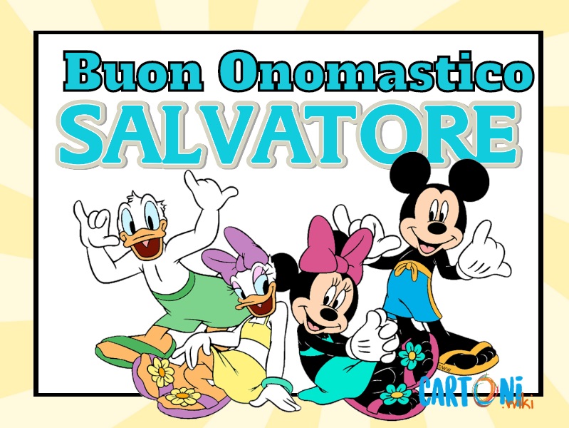 Auguri buon onomastico Salvatore