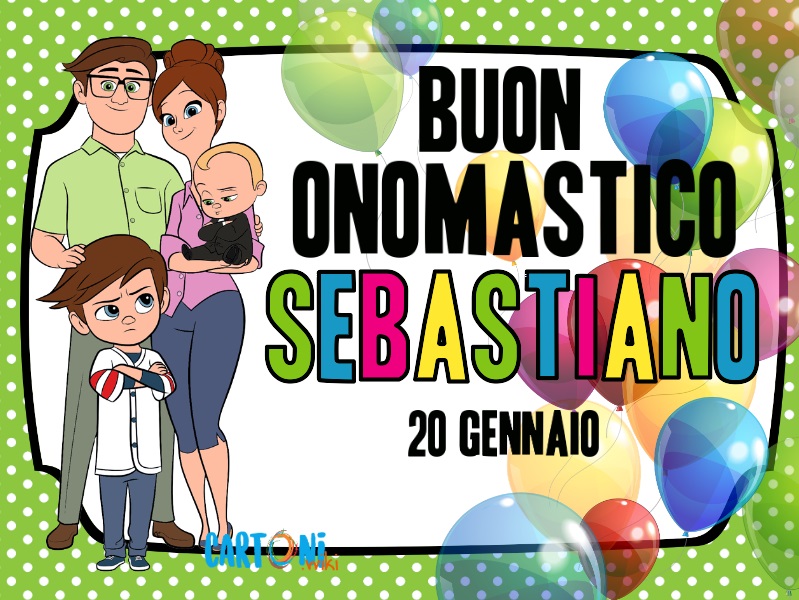 Buon onomastico Sebastiano