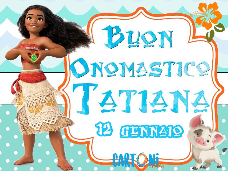 Auguri Tatiana buon onomastico - Immagini gratis
