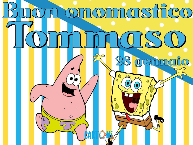 Buon onomastico Tommaso 28 gennaio