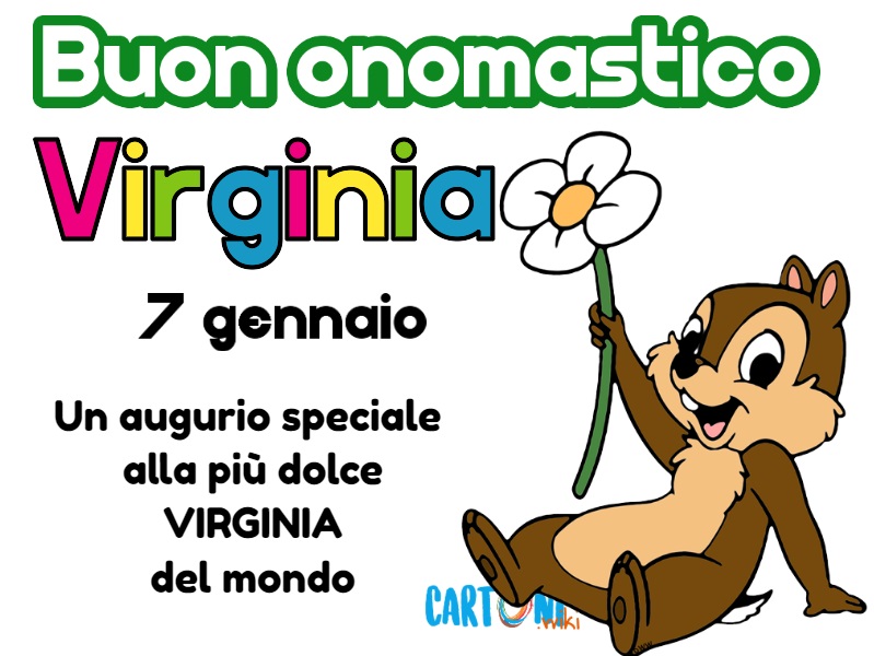 Buon onomastico Virginia