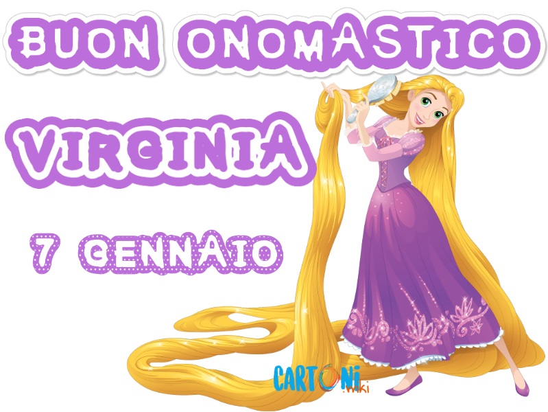 Buon onomastico Virginia 7 gennaio