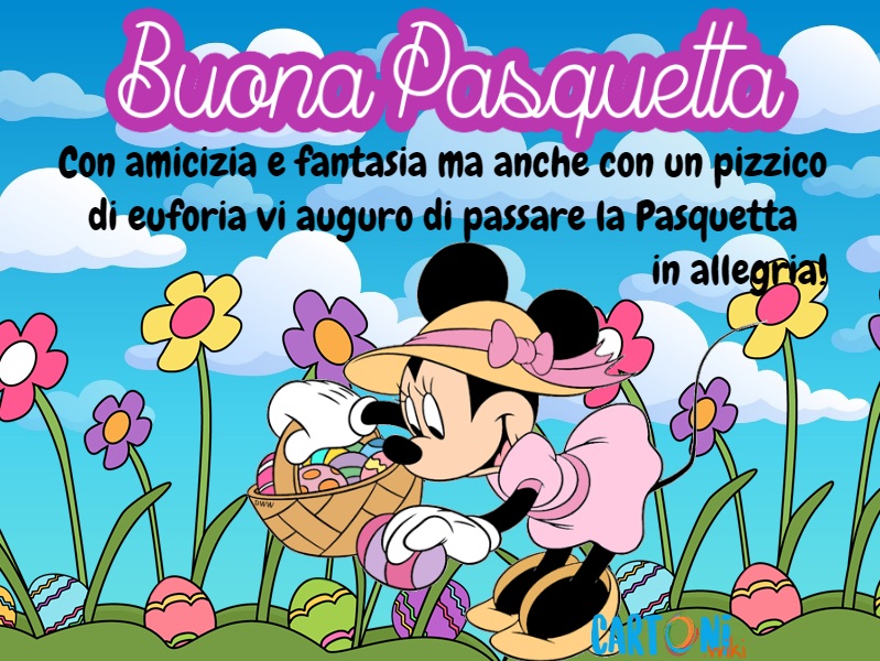 Buona Pasquetta con amicizia e fantasia