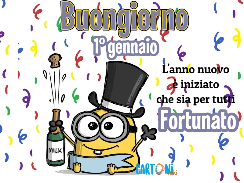 Buongiorno il nuovo anno è iniziato