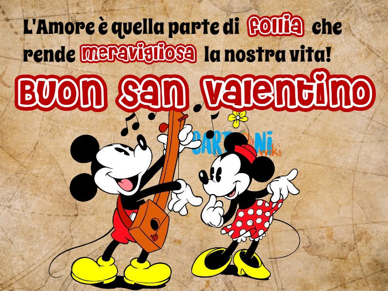 Buon San Valentino con Minni e Topolino