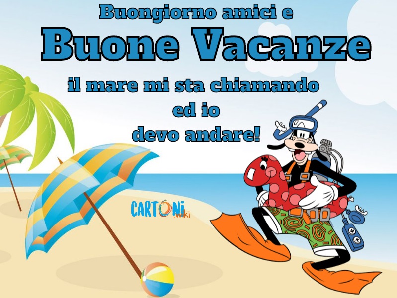 Buongiorno E Buone Vacanze Cartoni Animati