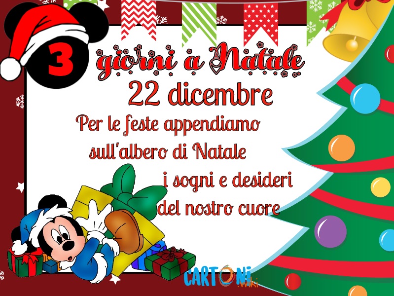 Buongiorno e buon 22 dicembre